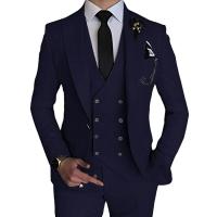 Conjunto de Traje de Boda Elegante para Hombres 2025 Ajuste Delgado, Un Frenzo, 3 Piezas - details 8