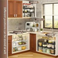 1 Juego de organizadores multiusos para cocina debajo del fregadero del baño-estante de almacenamiento organizador de estante de gabinete expandible - details 5