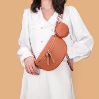 Bolso de pecho de cuero genuino de lujo para mujer, bolso cruzado de cuero de vaca de alta calidad con monedero pequeño - details 3