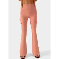Pantalones de Pierna Ancha 2025 Ajuste Perfecto, Sensación de Desnudez, Alto Talle, Etiqueta Micro para Yoga y Trabajo - details 8