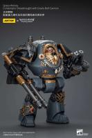 JOYTOY 40k 1/18 figuras de acción Mecha Anime 24cm Space Woes Contemptor Dreadnought con Gravis Bolt Cannon - details 1