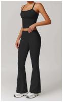 Conjunto de Yoga de Alta Cintura Top Deportivo Halter para Mujer Leggings de Cintura Afilada - details 15