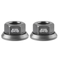 2 uds CNC 3/8 tuerca de cubo de bicicleta M10 tornillo de eje trasero de alta resistencia accesorios de bicicleta de aleación de aluminio anodizado MTB - details 7
