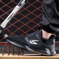 Botas de Seguridad GIOIO Zapatos de Trabajo para Hombres con Punta de Acero - details 3