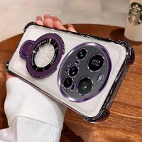 Funda Sencilla de Cuatro Esquinas Anti-Caída para Xiaomi 15 Ultra Soporte Magnético de TPU Transparente - details 17
