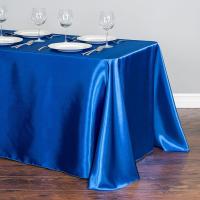 Mantel de Mesa de Satén Overlay de Tela Rectangular para Bodas, Baby Showers, Fiestas de Navidad - details 23