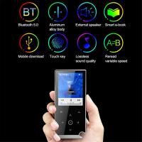 Reproductor de música MP3 con Bluetooth 5,0, Walkman de Audio portátil HiFi con FM/EBook/grabadora/reproductor de vídeo MP4 (gris plateado) - details 2