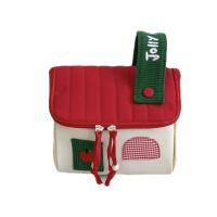 Bolsa de maquillaje de mano impermeable, bolsa de cosméticos multifuncional de nailon con forma de casa, bolso de mano de dibujos animados, bolsa de almacenamiento para el cuidado de la piel para mujer - details 1