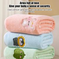 Toalla de baño impresa para bebé, absorbente, sin pelusas, patrón bordado encantador, textura ligera y suave, tacto delicado - details 15