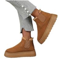 Botas de nieve de invierno para mujer, botines cálidos, botas cortas, zapatos para mujer - details 5