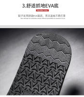 Nuevas chanclas de los hombres antideslizantes desgaste exterior zapatillas eva de los hombres casual playa zapatillas frescas - details 8