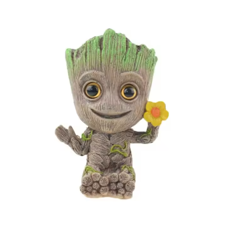 Decoración de Acuario de Resina Ecológica Juguete de Tanque de Peces Bebé en Forma de Árbol - 1