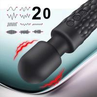 Vibrador AV Potente de 20 Velocidades Estimulador Mágico de Vara para Masturbación Femenina - details 2