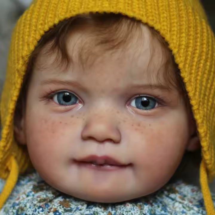 Accesorios para bebé Reborn, Kit de bricolaje en blanco con cuerpo y ojos de 65 CM, tamaño grande y gordo, Color fresco, Vinilo Suave sin pintar, pieza de muñeca sin terminar, 26 pulgadas - 1