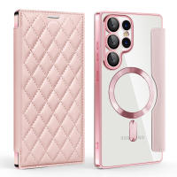 Flip para Samsung Galaxy edge Ultra, FE, S25 S24 S23 S22 Plus, Funda Protectora Gaanoplastia con Cepillo Magnético Antirrobo - details 7