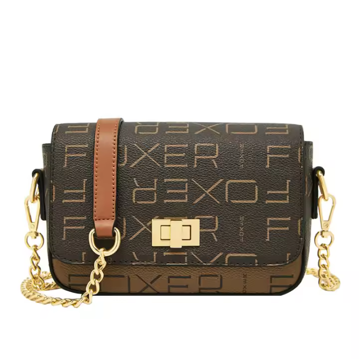 FOXER PVC cadena vintage bolso de hombro tipo bandolera - 1
