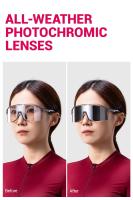 Kapvoe-gafas de sol para hombre y mujer, lentes deportivas para ciclismo de montaña, para acampar al aire libre, senderismo, montar en bicicleta, UV400 - details 1