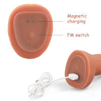 Vibrador Dildo de Empuje Silicona Suave, 10 Modos Vibrantes, Ventosa para Estimulación de G Spot, Vagina, Anus Juguetes para Adultos para Mujeres y Parejas - details 0
