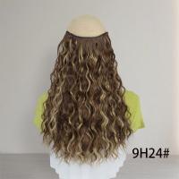 Extensiones de cabello con Clip de 18 pulgadas, permanente de maíz, pelo ondulado corto y rizado, peinado sin costuras, postizos gruesos invisibles - details 7