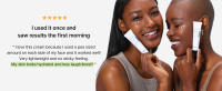 less laugh lines lightweight no sticky feeling hydrated saw results love this cream worked well