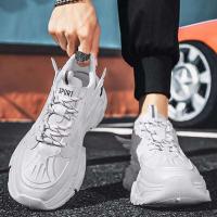 Y 39-44 Zapatos deportivos de tacón alto interiores, versátiles y de moda, blancos, transpirables, nuevos para hombre - details 1