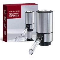 Distribuidor de bomba de sedimentación eléctrica, set de regalo/aireador de vino automático, herramienta de barra con boquilla multifuncional, funciona con batería - details 3
