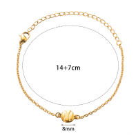 Elegante pulsera de cadena de plata con colgante de flor de cristal, regalos para mujer - details 1