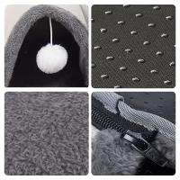 Ellipses-túnel interactivo para mascotas, cama de doble uso para gatos, hurones, conejos, juguetes de interior, casa, juguete de entrenamiento para gatitos - details 3