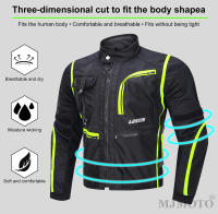 LYSCHY-Chaqueta protectora de verano para motocicleta para hombre, chaqueta de motociclista de malla transpirable para mujer, Moto, Motocross, ropa de montar reflectante - details 9
