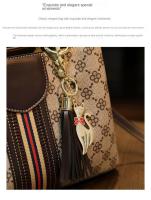 Bolsos de cuero para mujeres 2024 moda 100 bolsos de hombro único bolsos estampados para mujeres - details 8