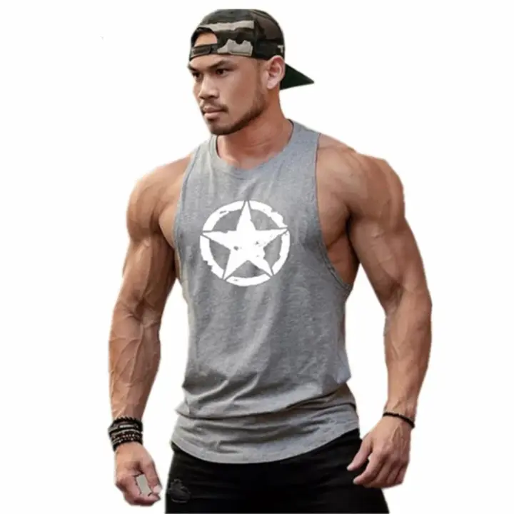Sudadera sin mangas, ropa de Fitness, chalecos, camiseta musculosa para hombre, camisa de gimnasio para hombre, ropa para hombre, Top para Fitness, chaleco con tirantes - 1