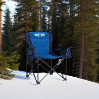 Silla de Camping Plegable - Grande Silla de Pesca Portátil con Reposabrazos Portabebidas - para Acampada Jardín Playa Pesca - hasta 204 kg - details 21