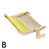 Cama colgante Universal para ventana, hamaca de montaje de madera de 40 libras, tela de calidad fácil y lavable, suministros para mascotas, I8n3 - details 1