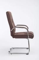 Cantilever Attila Tapizada En Tela y con Base De Metal I Silla De Conferencia con Reposabrazos, Color:Negro/Negro - details 54