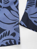 OUWU- Novedad de verano, camisa de manga corta con cuello estampado a la moda para mujer, conjunto de pantalones casuales adelgazantes de cintura alta - details 10