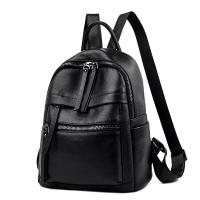 Mochila De piel de vaca para mujer y niña, morral de cuero suave de alta calidad, gran capacidad para viajes y ocio - details 8