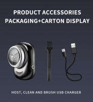 Kemei-Mini Afeitadora eléctrica de viaje para hombres, maquinilla de afeitar de bolsillo recargable, impermeable, pequeña, portátil, recortadora de barba, afeitado de bajo ruido - details 7