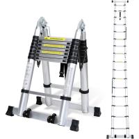 Escalera Telescópica de Aluminio Extensible, Antideslizante, Multiusos Carga de 150kg - details 41