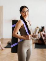 Cinturón de Yoga Ajustable Correa Deportiva para Estiramiento y Ejercicio Cinturón de Mat para Yoga - details 5