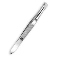 refine tweezers slant tip eyebrows Italy tweeze pluck face body hair removal