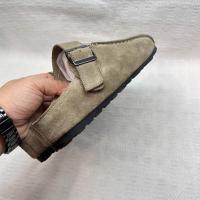 Zapatos Plataforma Retro Mujer 2025 Nueva Primavera Casual Versátil Lazy Nubuck Bolsa Cabeza Media Zapatilla - details 3
