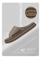 Feslishoet Zapatillas de Playa para Hombres y Mujeres Suela Gruesa, Antideslizante, Color Sólido, Estilo de Verano para Parejas - details 6