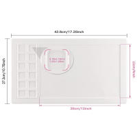 Hoja de silicona para manualidades, almohadilla gruesa antiadherente, impermeable, fácil de limpiar, para fundición de resina de acuarela - details 2