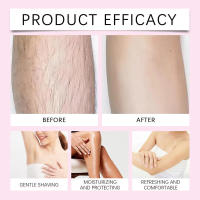 La crema de afeitar suave HOYGI hidrata profundamente la piel con ingredientes de textura suave para limpieza, cuidado, masaje y - details 7