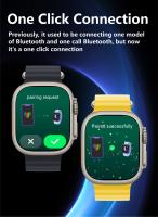 HK9 ultra 2 Max reloj inteligente, dispositivo con inteligencia Artificial IA, detección de frecuencia cardíaca, recordatorio de información, 1GB, AMOLED, novedad de 2024 - details 2