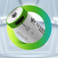 Baterías recargables Li-ion 3.7V 16340 para láser y linterna LED YTBNA 4PCS con cable Tipo-c para carga rápida - details 0