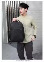 Mochila Impermeable para Hombre Bolsa de Hombro Ultra Ligera para Hombres Bolsa de Libros para Hombres Estilo Moderno Mochila para Portátil de 15.6