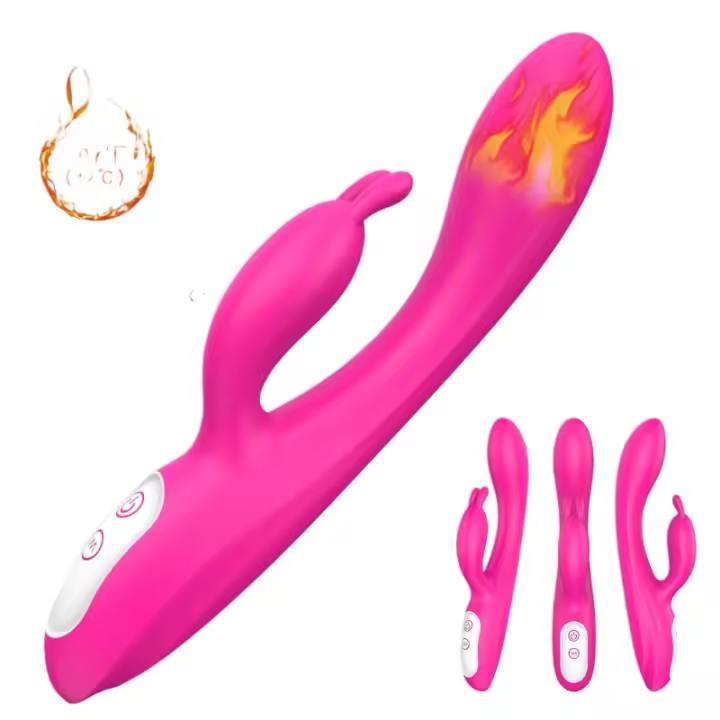 Juguetes sexuales, masturbación femenina, juguetes sexuales para adultos, vibrador de conejo caliente femenino - 1