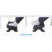 Reposapiés debajo del escritorio Taburete ergonómico para pies con rodillos de masaje Carga máxima 120 libras Reposapiés de escritorio Alivio del dolor para el trabajo de la oficina en el hogar - details 5