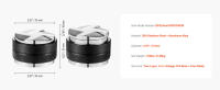SucceBuy Distribuidor de Café 51 mm, Distribuidor de Espresso Ajustable 2 en 1 con Base en Forma de Abanico. Hecho de acero inoxidable 304, tiene un diseño fácil de desmontar. - details 6